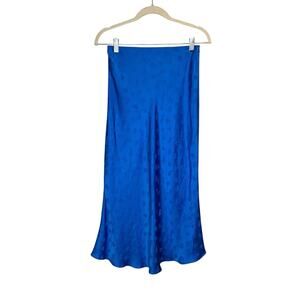 From Future Silk Floral Embossed Skirt